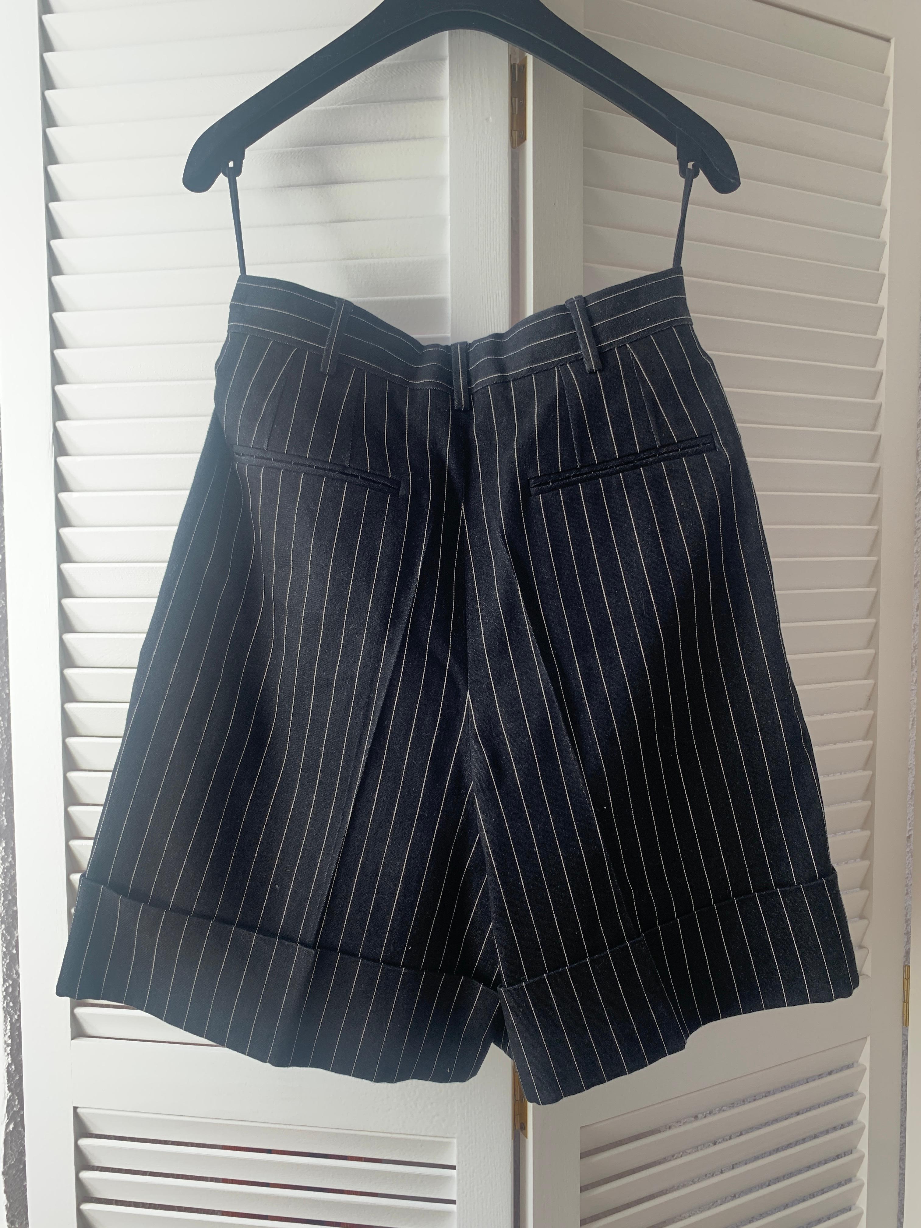 Chanel & Karl Lagerfeld 2015 long runway shorts For Sale 12