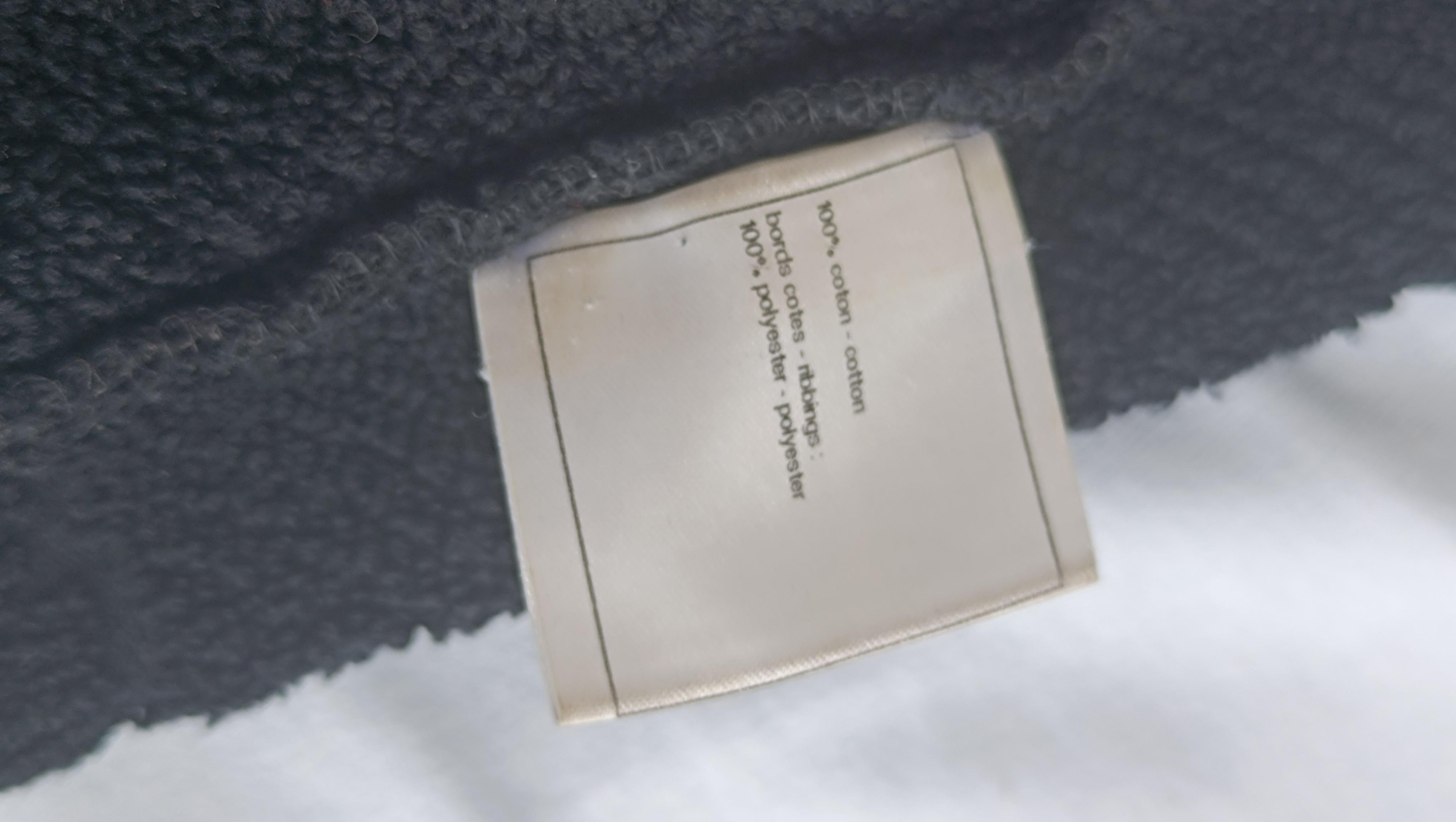 Chanel & Karl Lagerfeld for Chanel - Jupe à franges avec logo en tissu éponge noir en vente 12