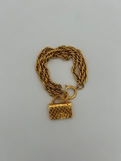 Chanel Karl Lagerfeld Pulsera de dijes Años 80