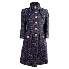 Chanel Karl Lagerfeld Resort 2015 Dubai Look 14 Gripoix Tweed coat