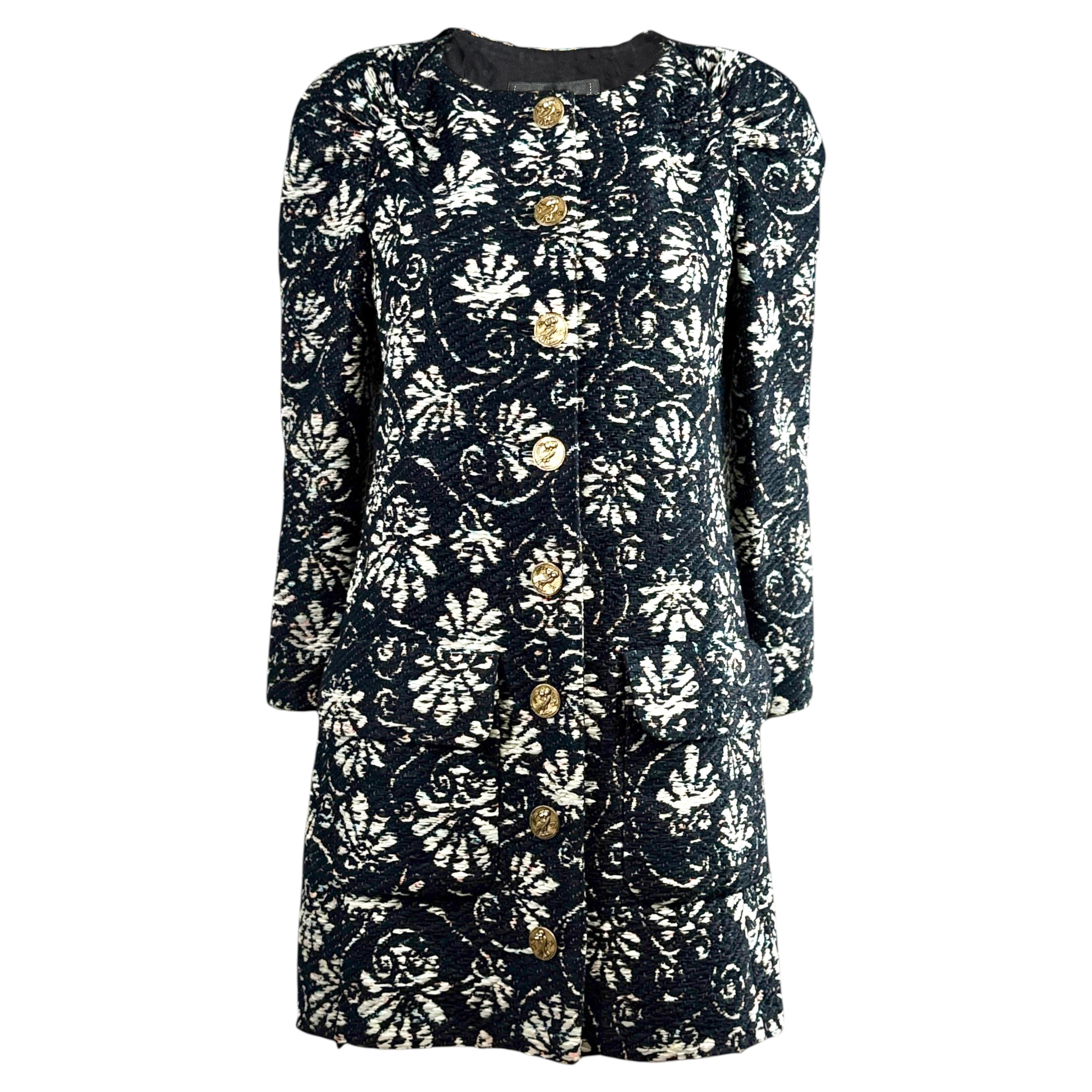 Chanel Karl Lagerfeld Collection Croisière 2018, look n° 29 : robe en tweed en vente