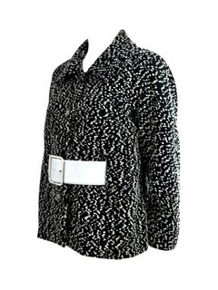 Chanel Karl Lagerfeld Resort 2019 La Pausa Look 23 Black White tweed jacket