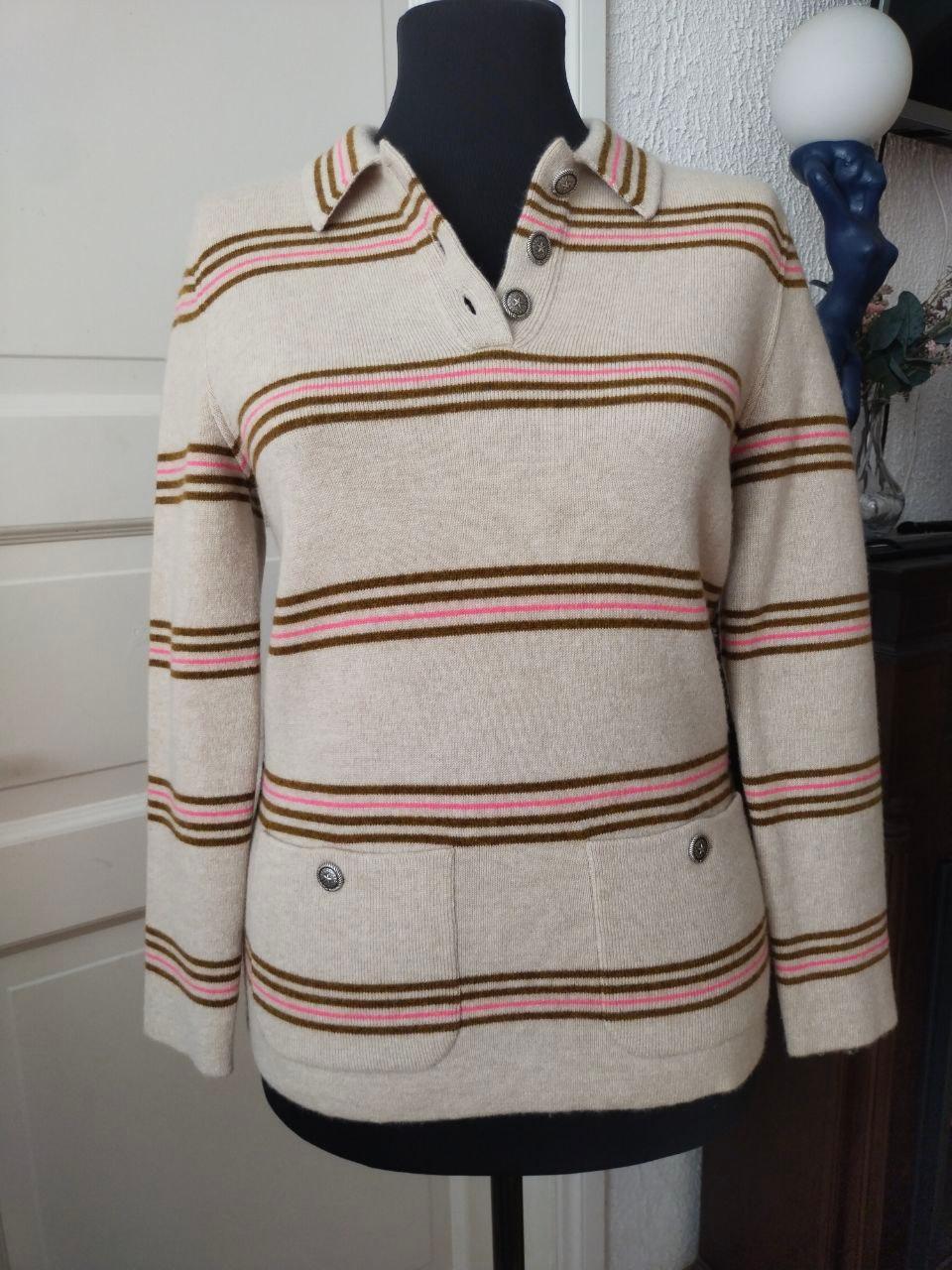 Chanel & Karl Lagerfeld runway Pre-Fall 2014 Paris-Dallas cashmere sweater jumpe For Sale 8