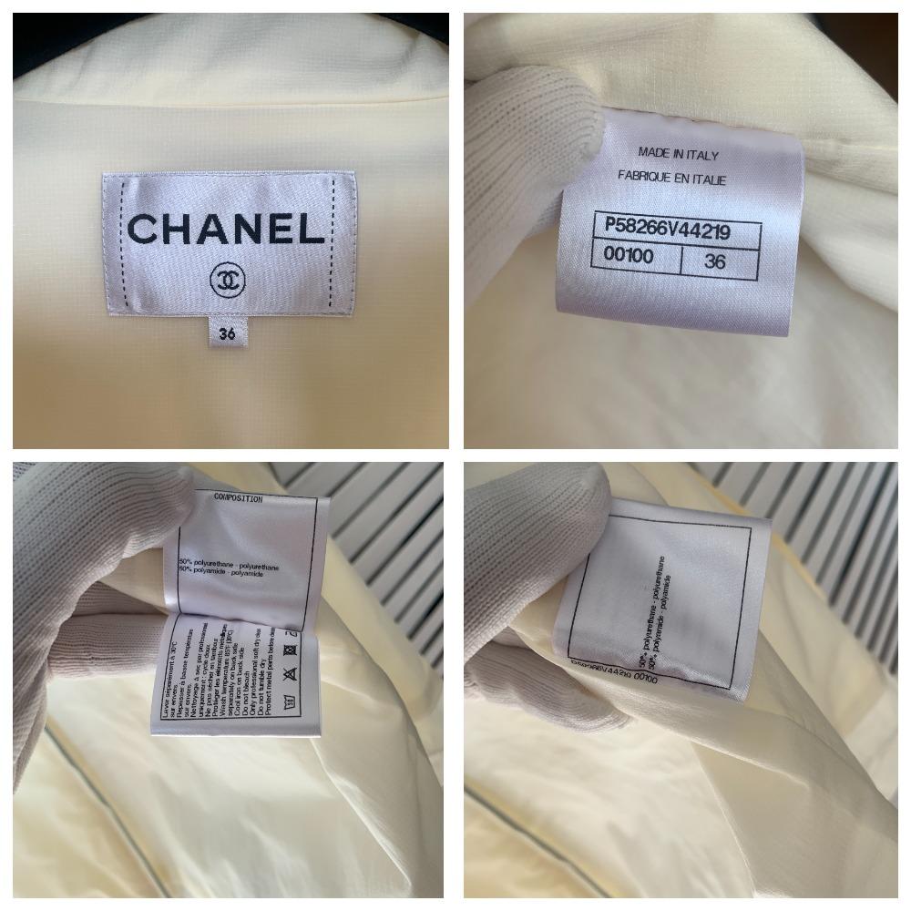 2018 18P Chanel & Karl Lagerfeld Sport line vest logo CC buttons For Sale 15
