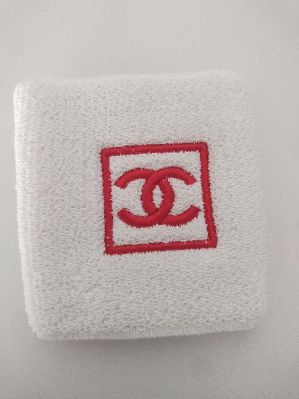 Chanel & Karl Lagerfeld Sports Line Vintage Wristband Y2K 2000s For Sale 8
