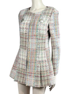 Chanel Karl Lagerfeld Spring 2017 Multicolor tweed jacket