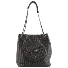 Chanel Karl's Fantasy Cabas Tote Quilted Leather Medium