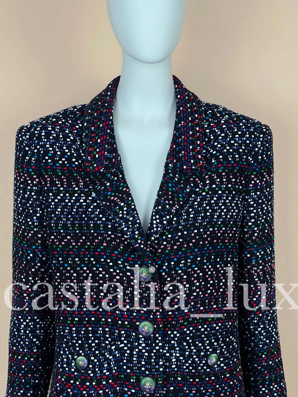 Chanel Kate Middleton Style Black Tweed Jacket 6