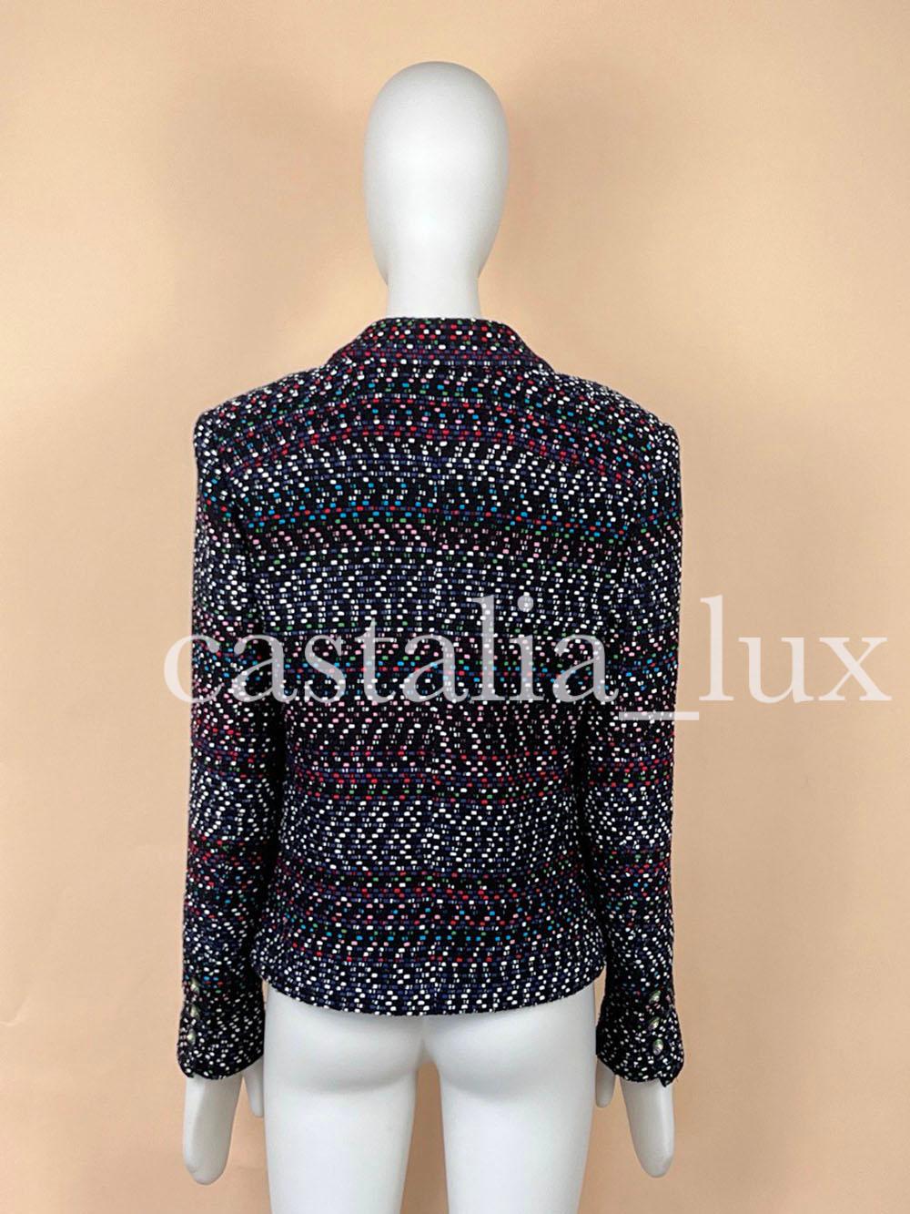 Chanel Kate Middleton Style Black Tweed Jacket 7