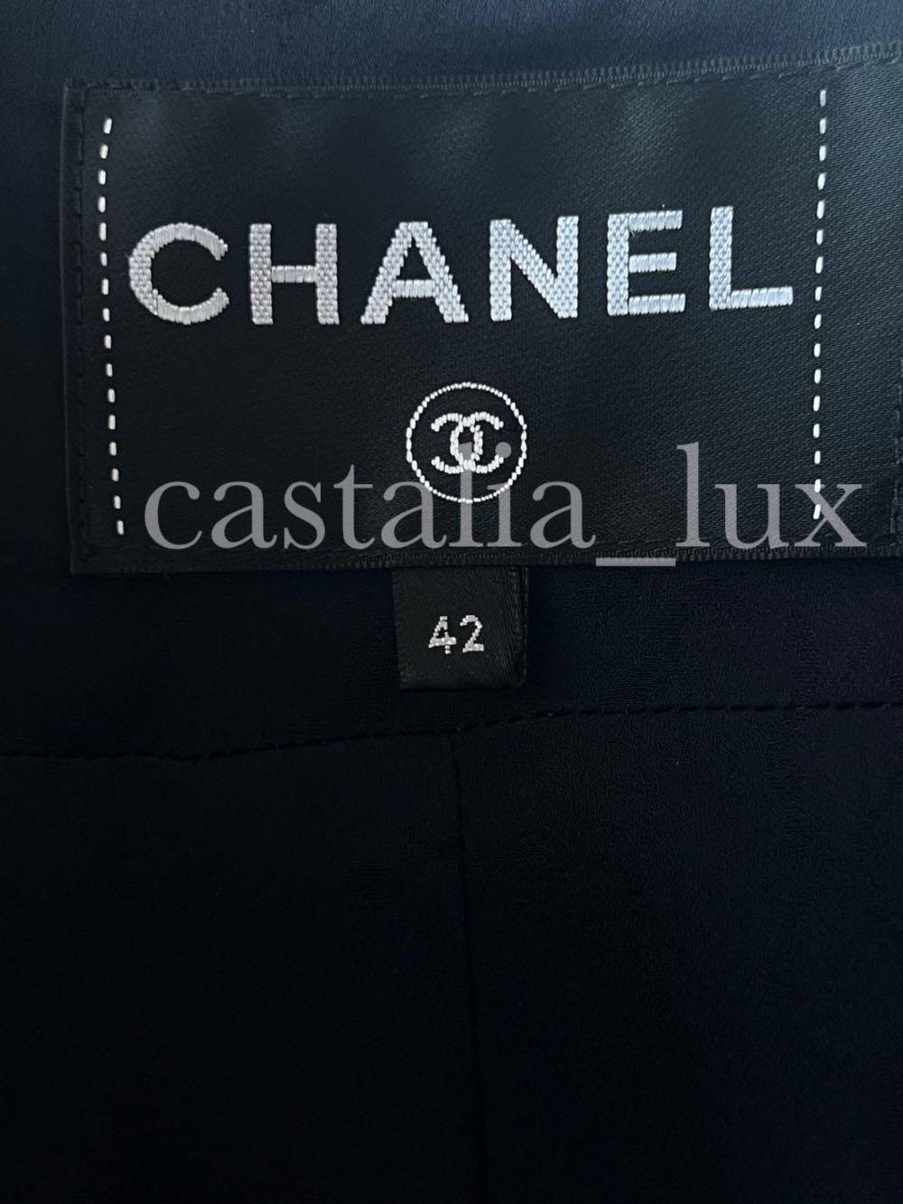 Chanel Kate Middleton Style Black Tweed Jacket 11
