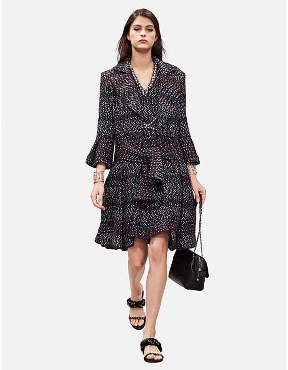 Chanel Kate Middleton Style Ribbon Tweed Jacket In Excellent Condition In Dubai, AE