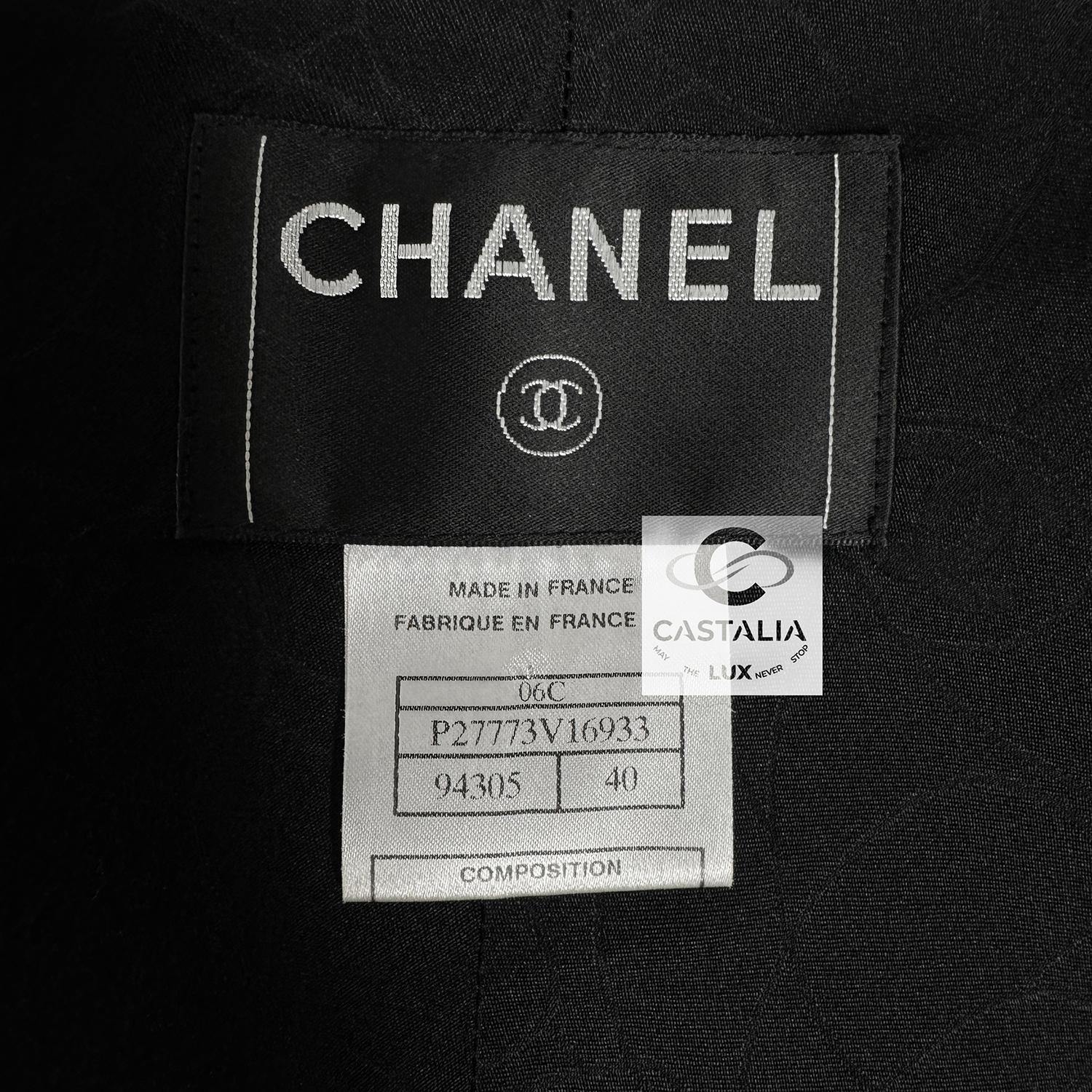 Chanel Kate Moss Style Black Lesage Tweed Jacket 11