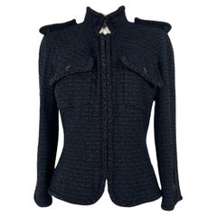 Chanel Kate Moss Style Black Lesage Tweed Jacket