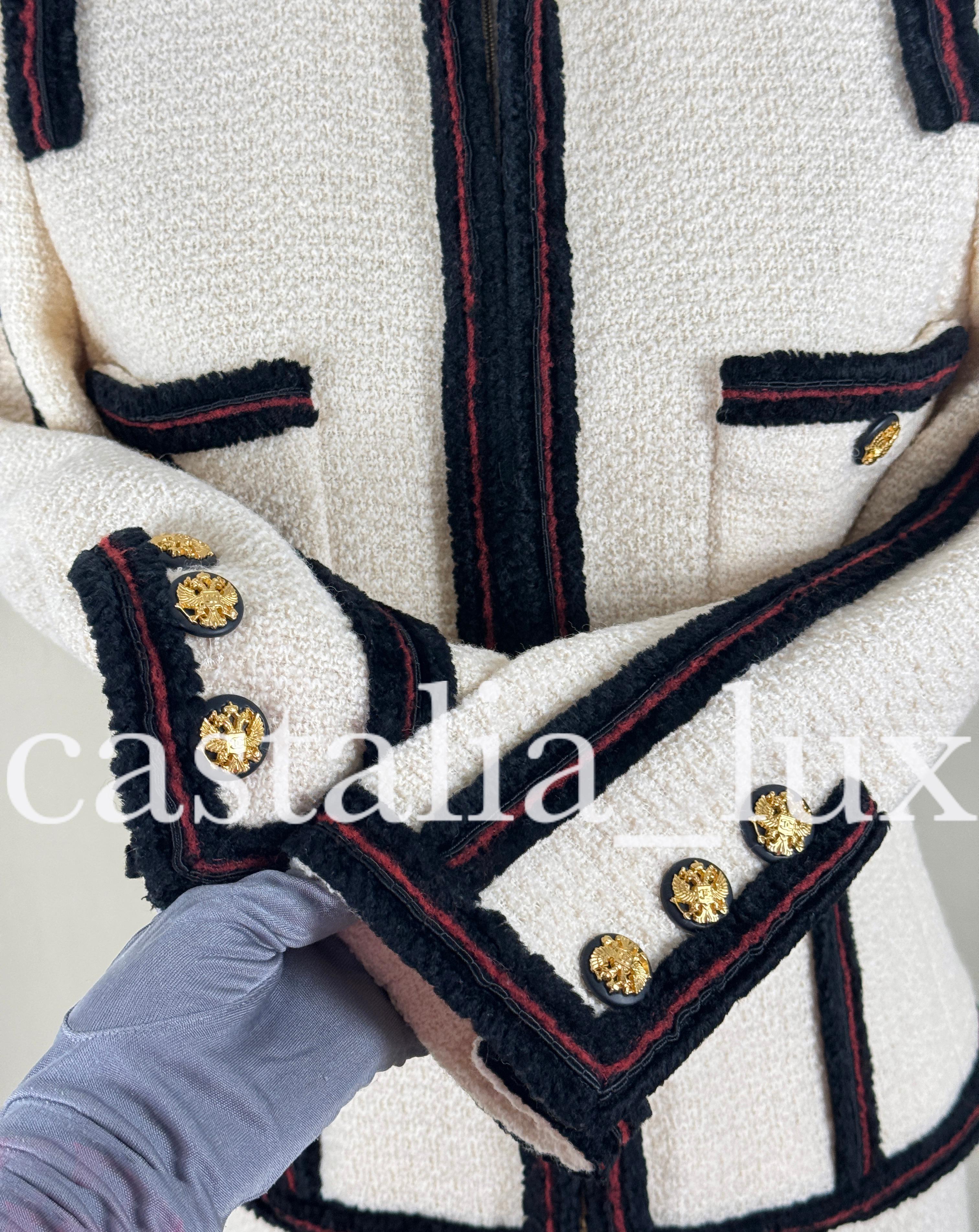 Chanel Kate Moss Stil Sammler Tweed Jacke im Angebot 6