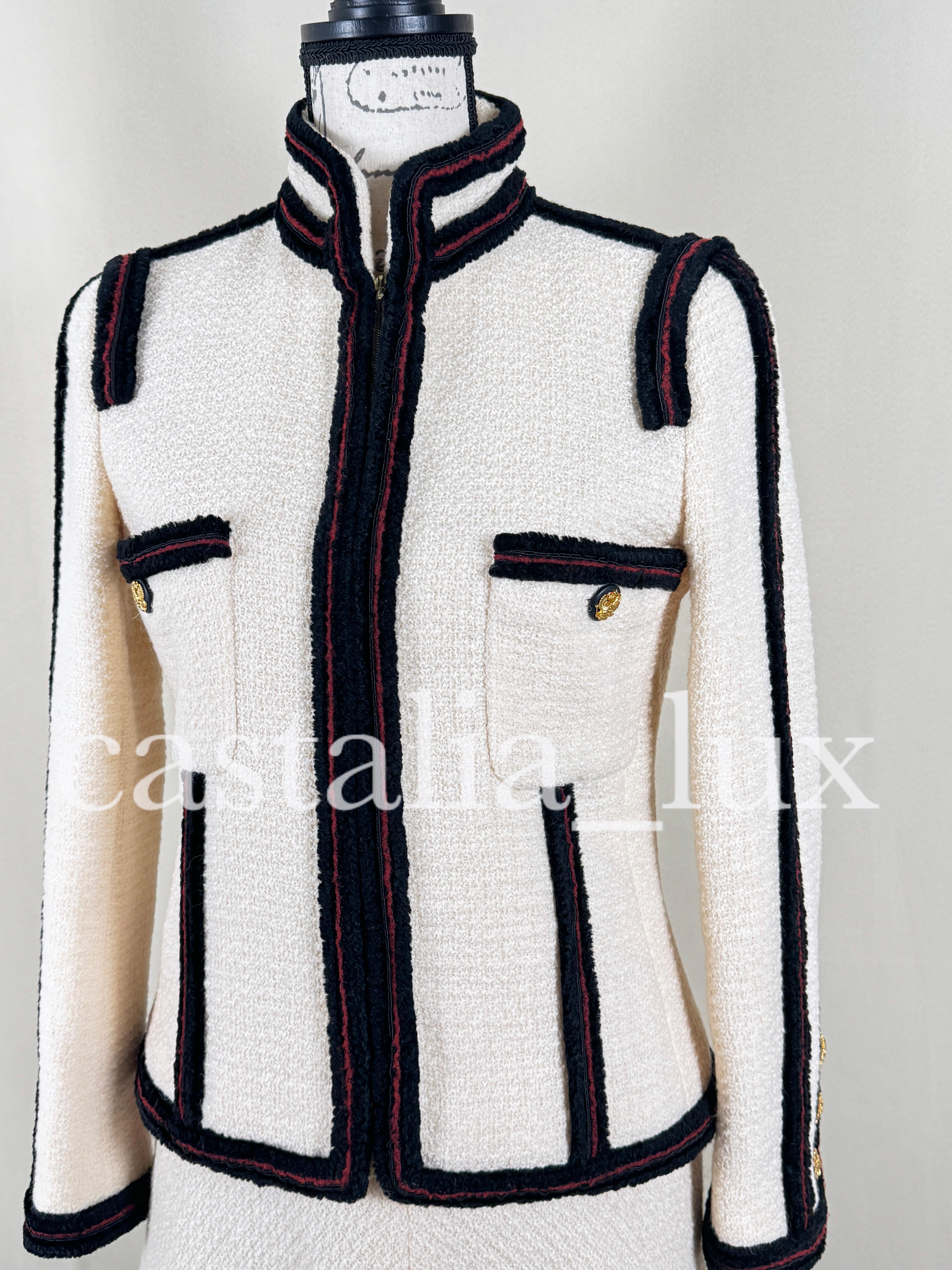 Chanel Kate Moss Stil Sammler Tweed Jacke im Angebot 8