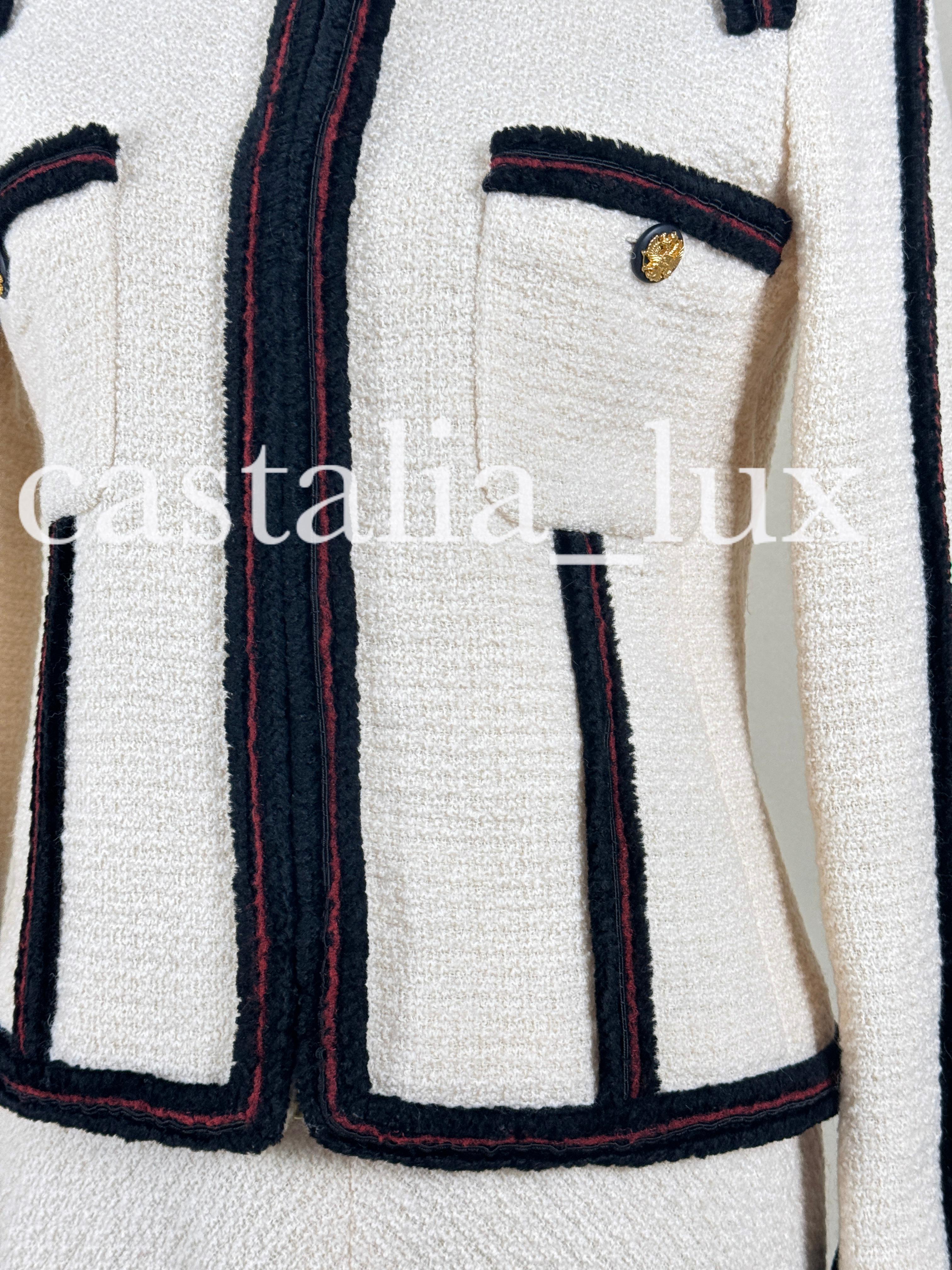 Chanel Kate Moss Stil Sammler Tweed Jacke im Angebot 11