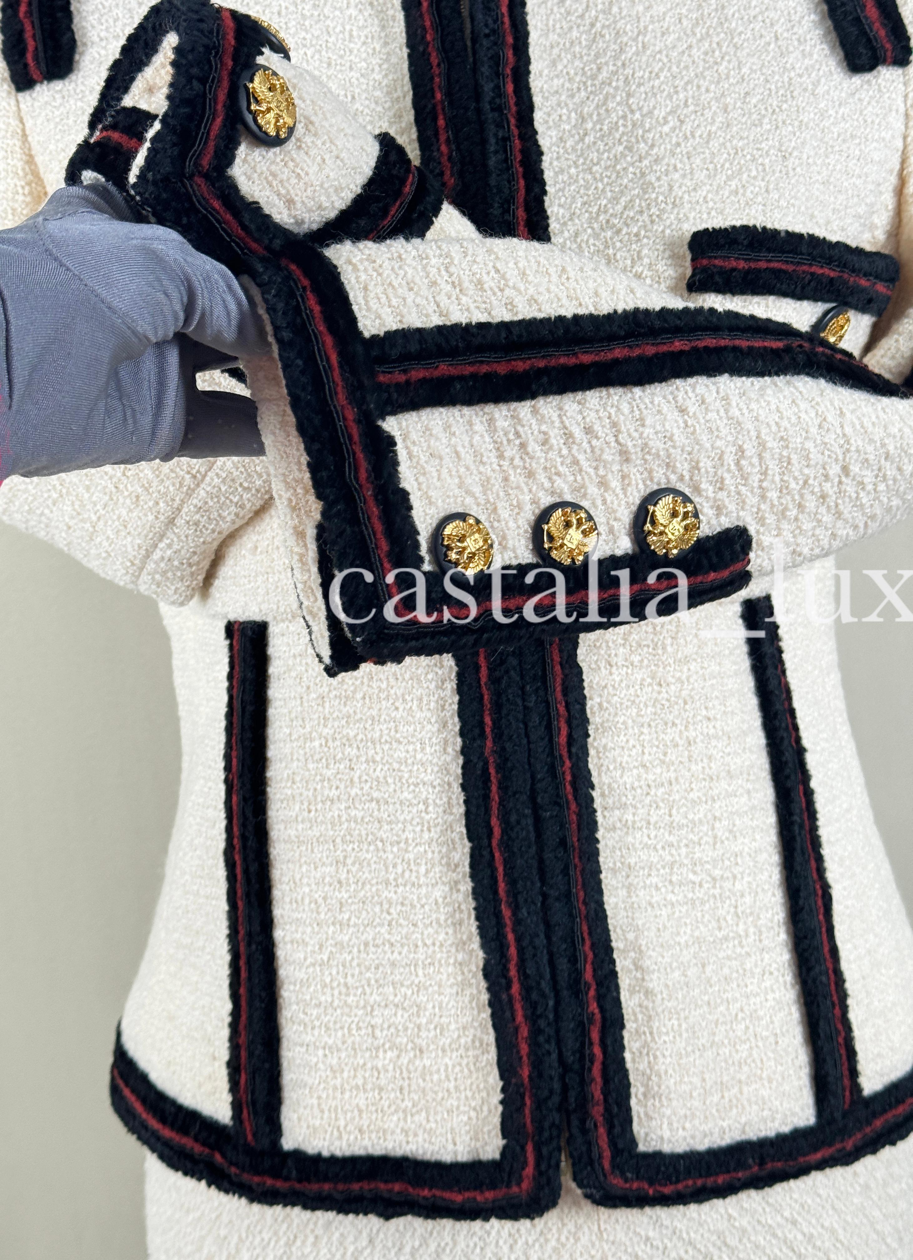 Chanel Kate Moss Stil Sammler Tweed Jacke im Angebot 12