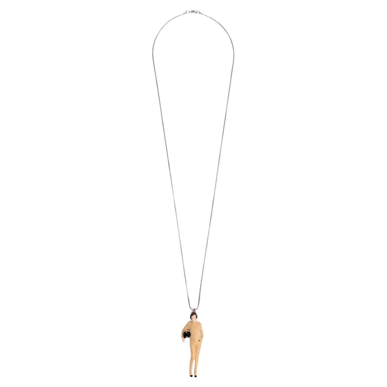 Chanel Keira Knightley Doll Pendant Necklace For Sale