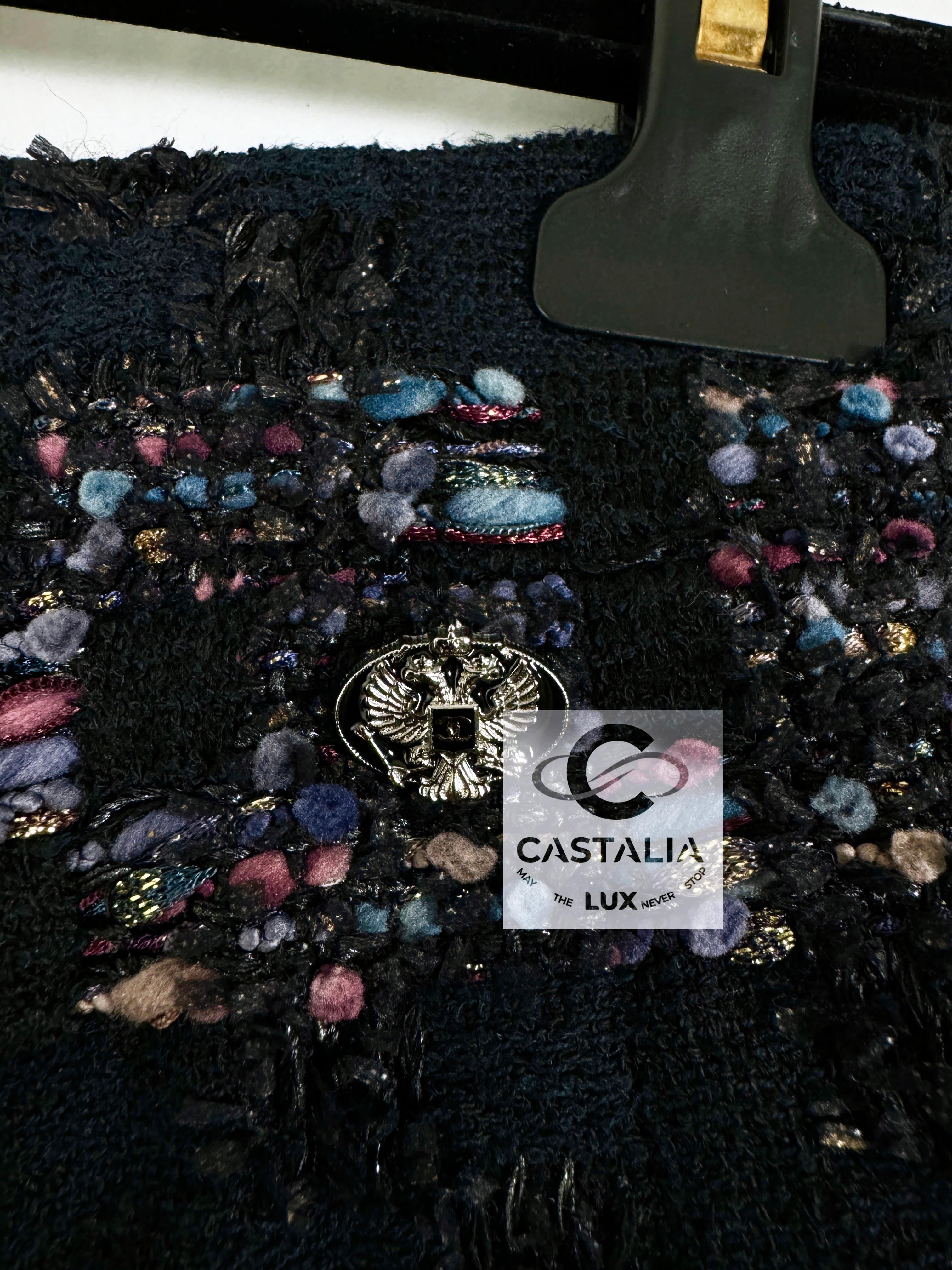 CHANEL 4K$ Keira Knightley Style Lesage Tweed Skirt 34 FR im Angebot 4