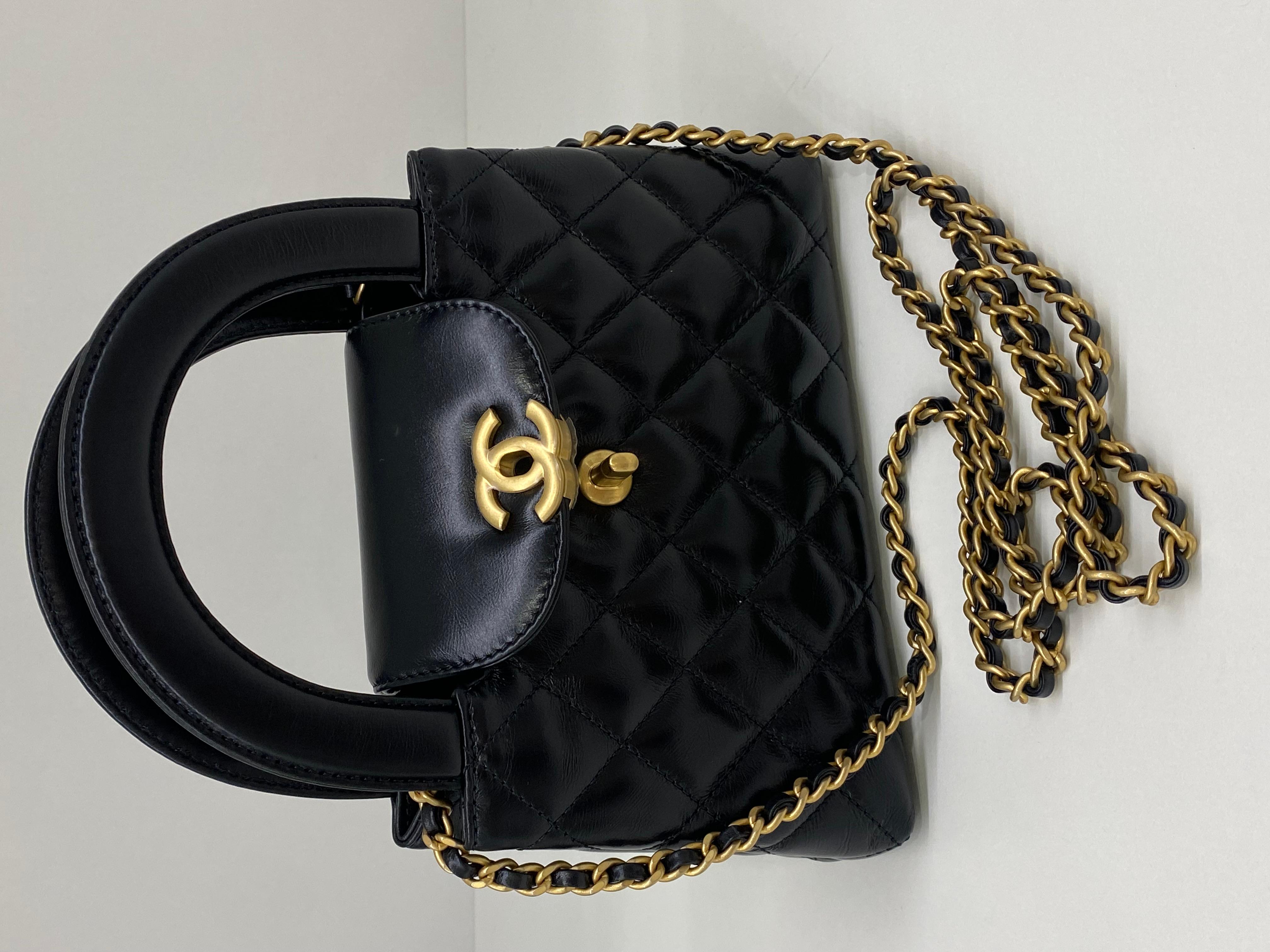 Chanel Kelly Black GHW For Sale 2
