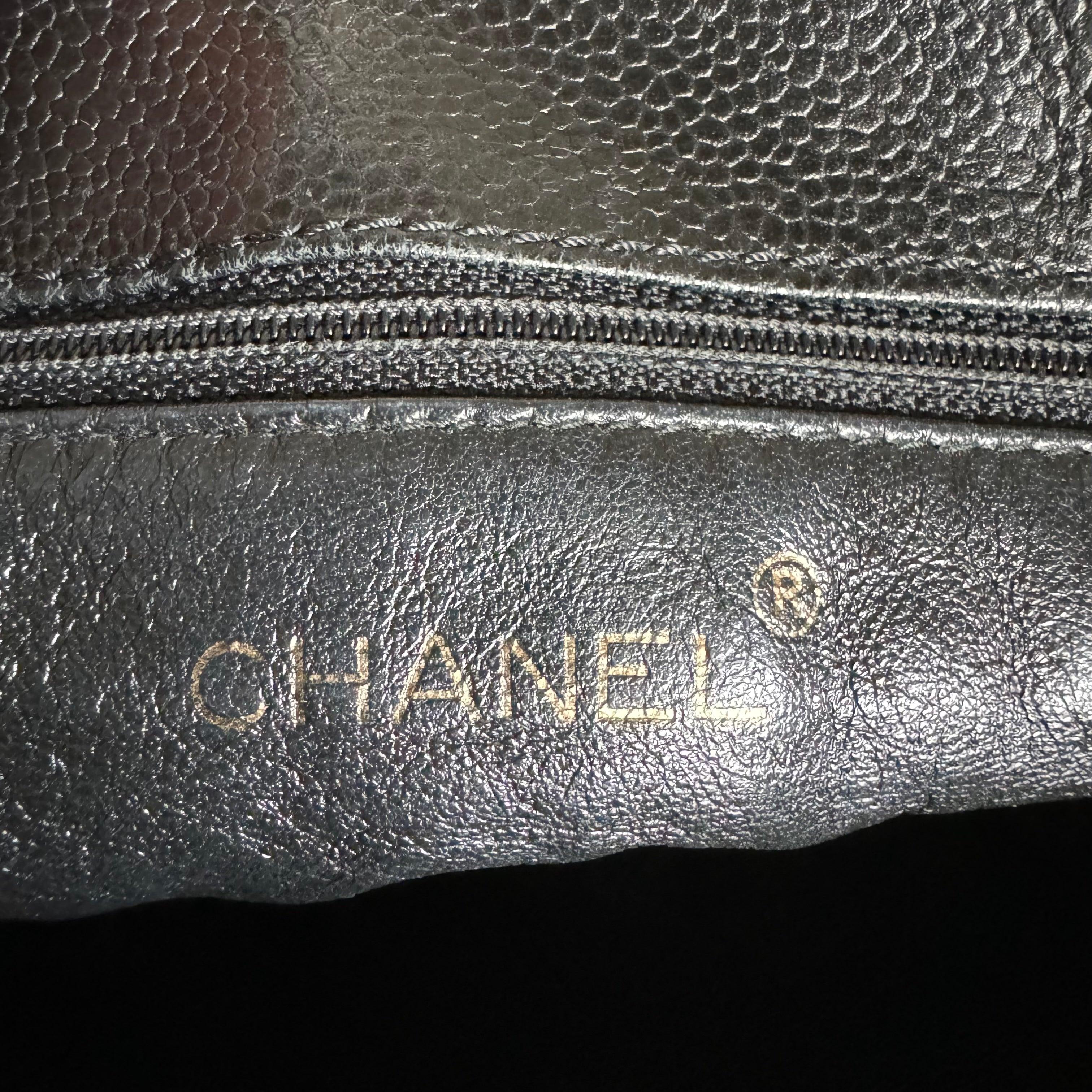 Chanel Kelly Top Handle Bag Black Caviar Leather, 2000-2002 11