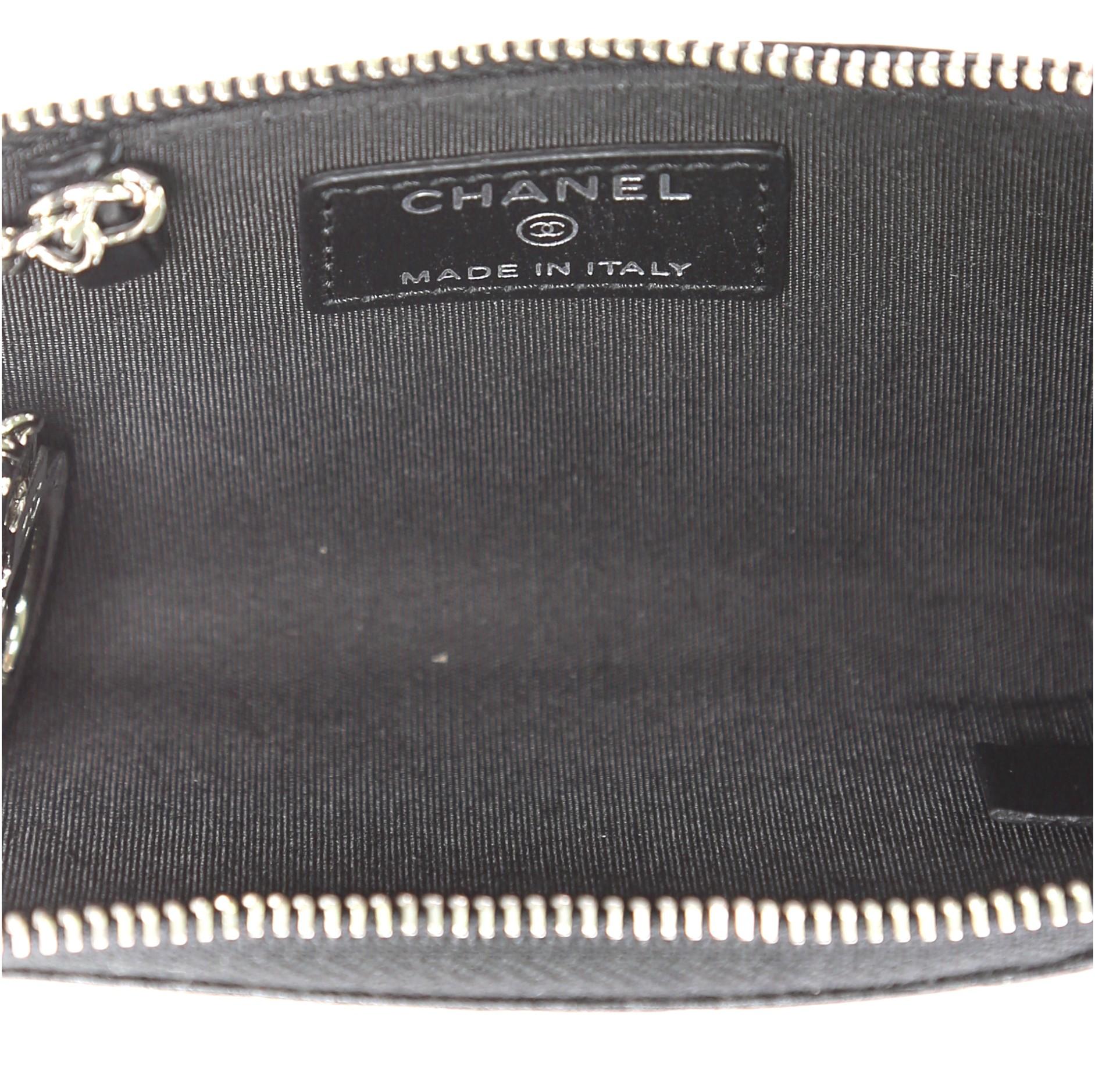 Chanel Key Pouch Camellia Lambskin 1