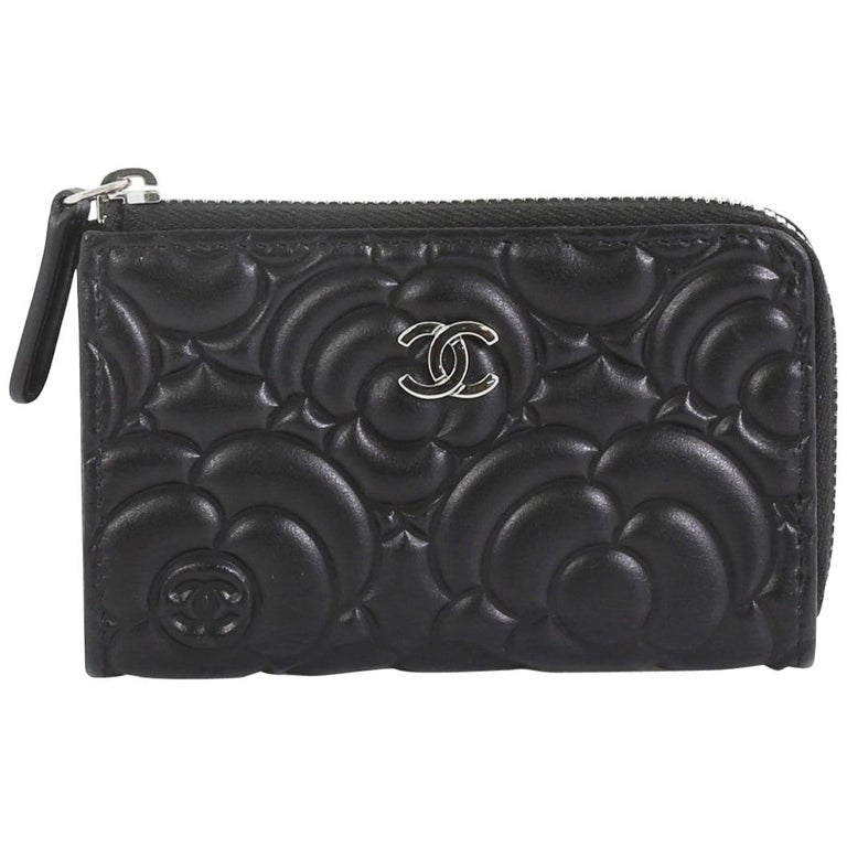 Chanel Key Pouch Camellia Lambskin at 1stDibs Chanel Key Pouch Camellia Lambskin at 1stDibs