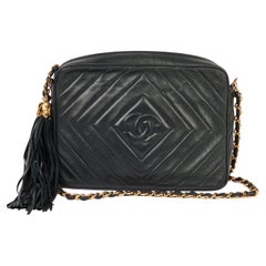 Chanel Khaki Quilted Lambskin Vintage Medium Timeless Camera Bag