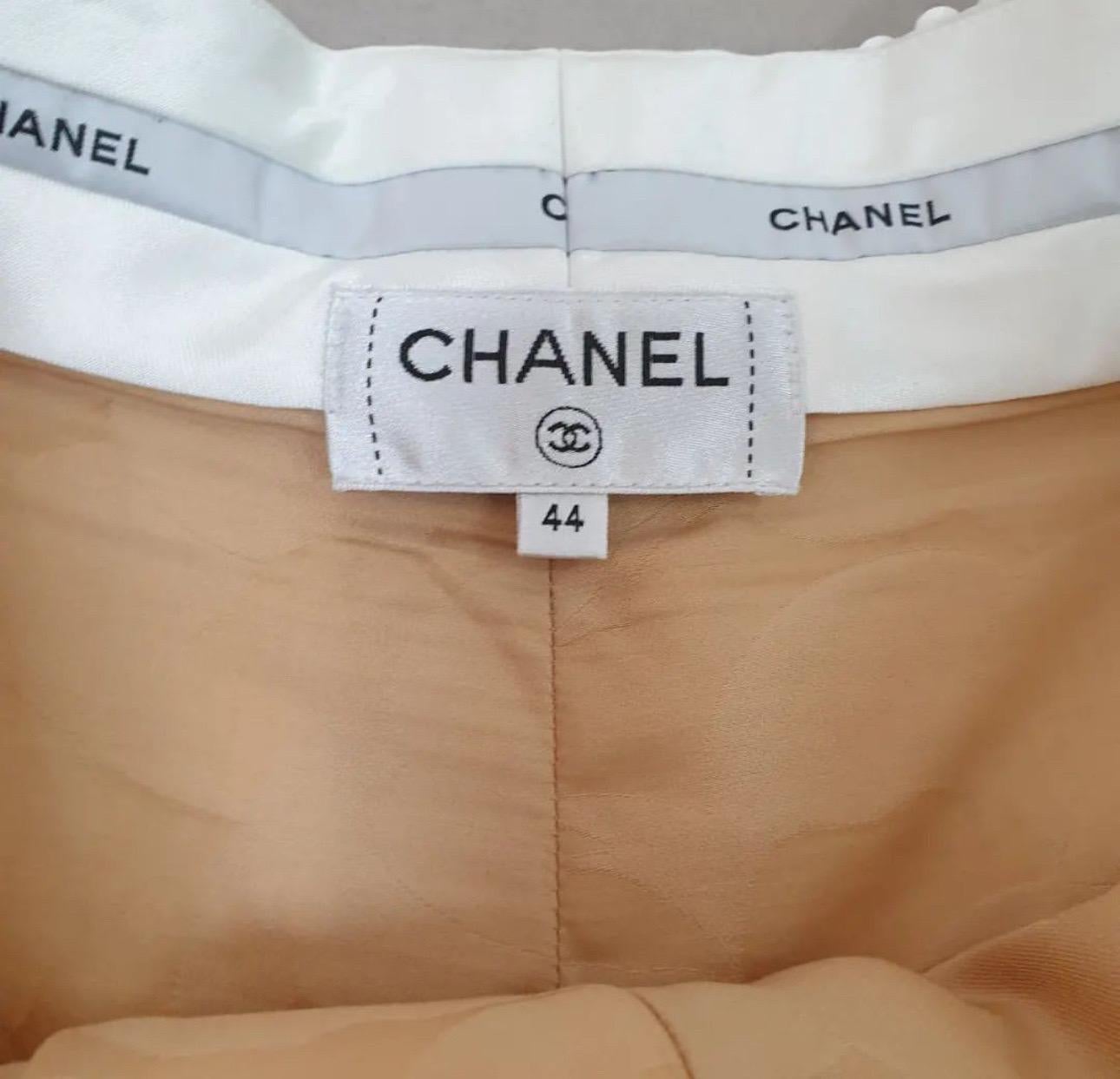 Chanel Kirsten Stewart Weiße Hose und Hose  im Angebot 1
