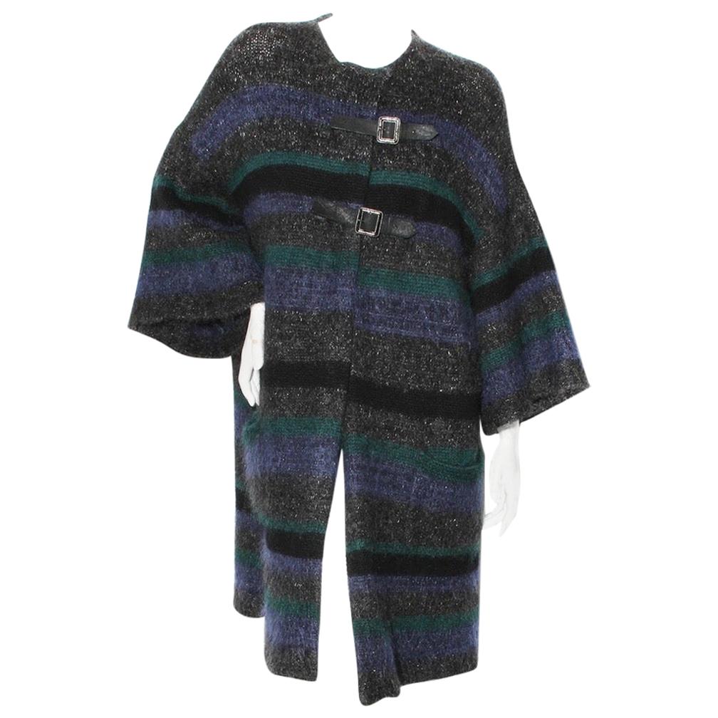 Chanel Knit Overcoat with Buckle Detail