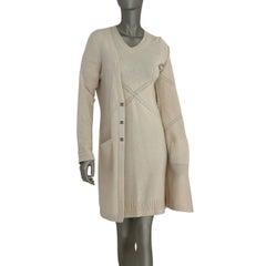 Chanel Knit Two-Piece Cashmere Dress & Cardigan Set Sz.38