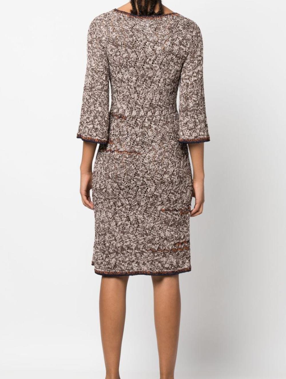 Chanel - Robe en maille longueur genou Pour femmes en vente