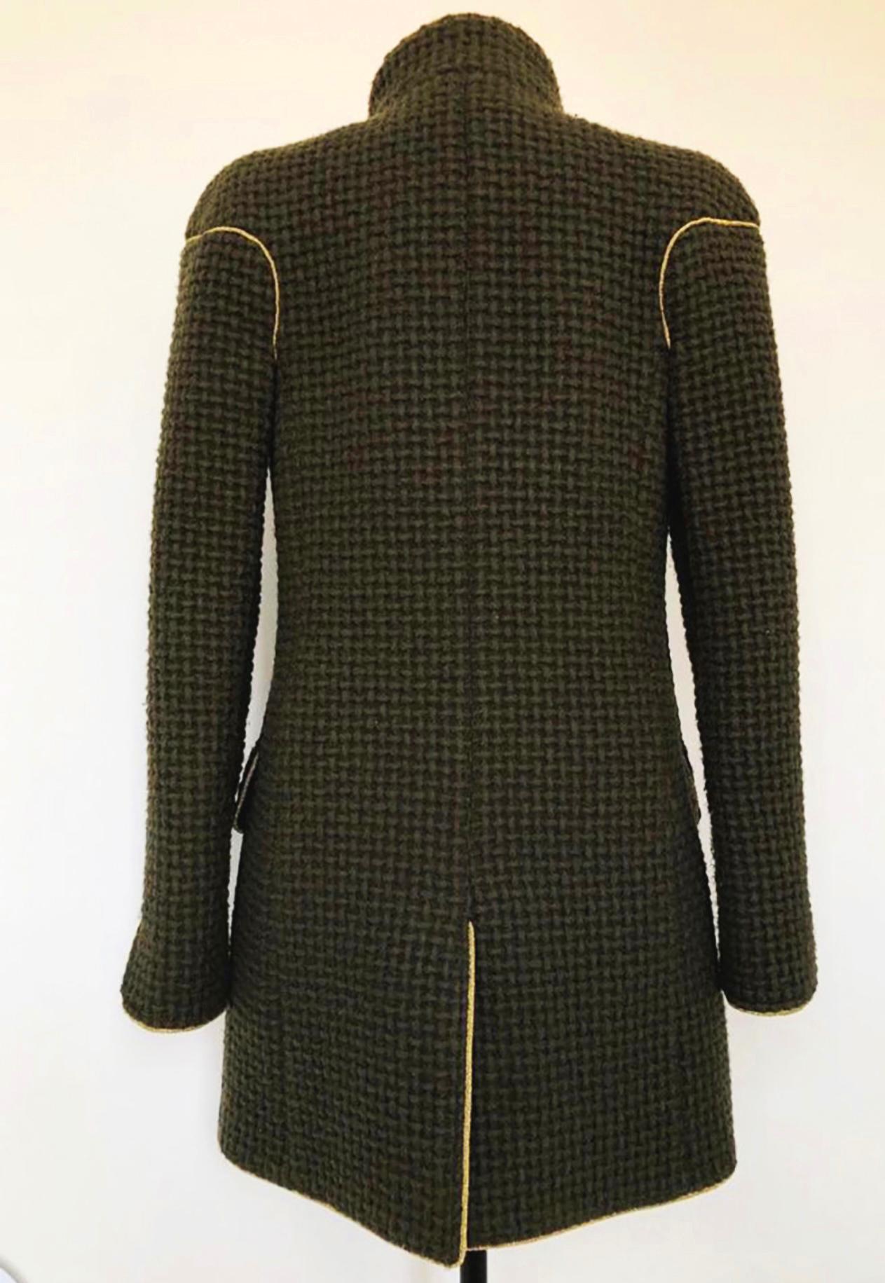 Chanel Kris Jenner Jewel Buttons Tweed Coat 4
