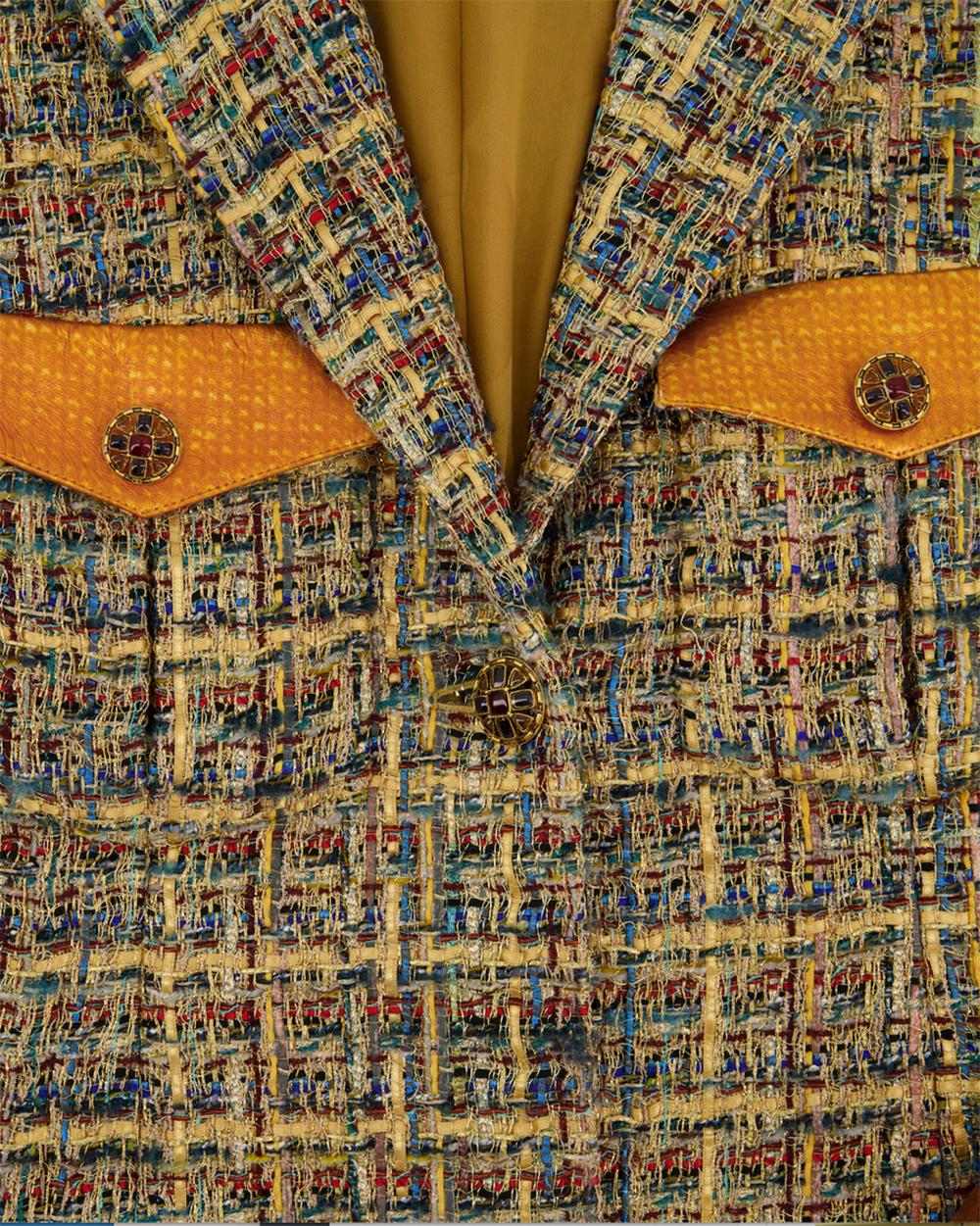 Chanel Kristem Stewart Style Paris / Egypt Tweed Jacket  For Sale 6
