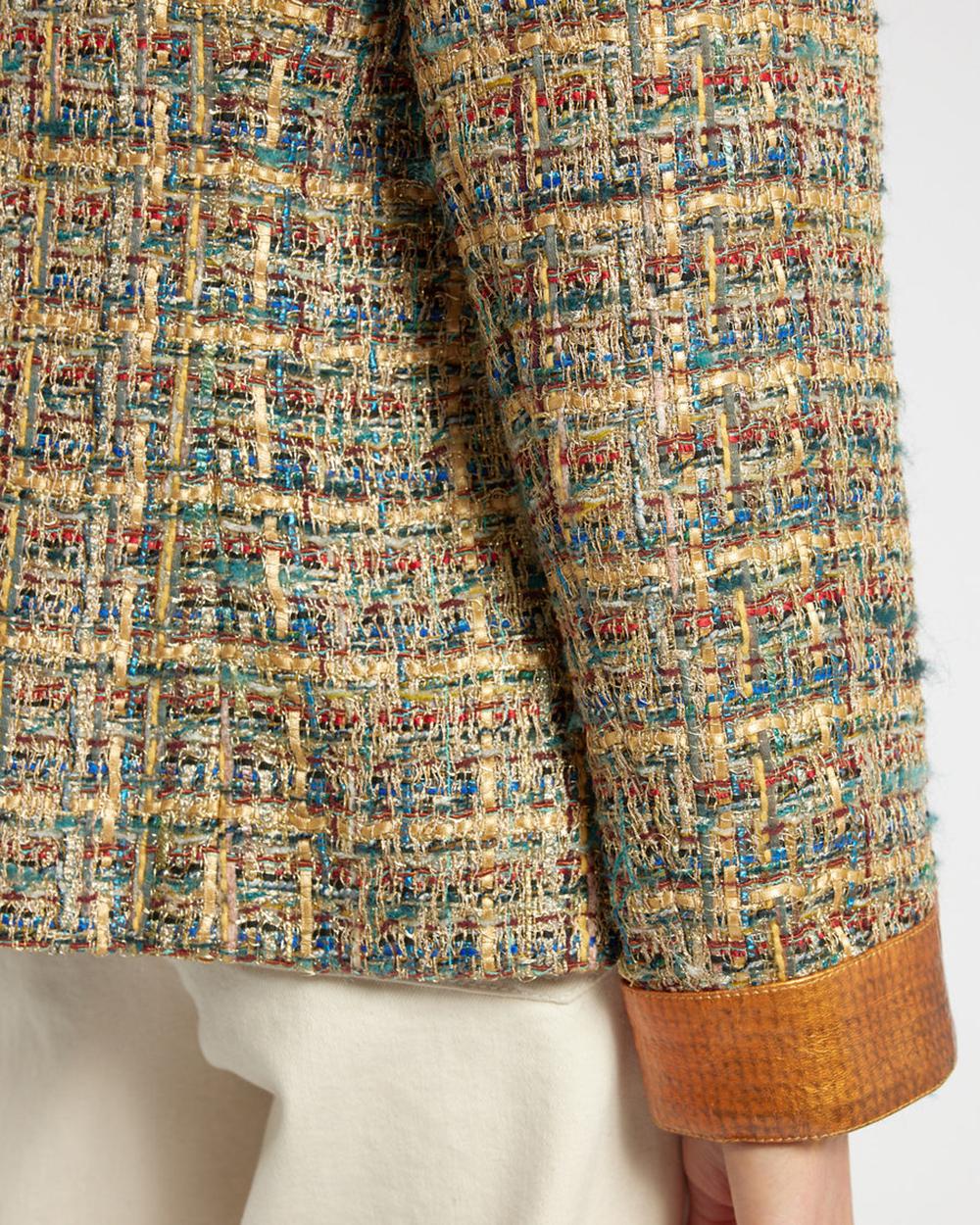 Chanel Kristem Stewart Style Paris / Egypt Tweed Jacket  For Sale 9