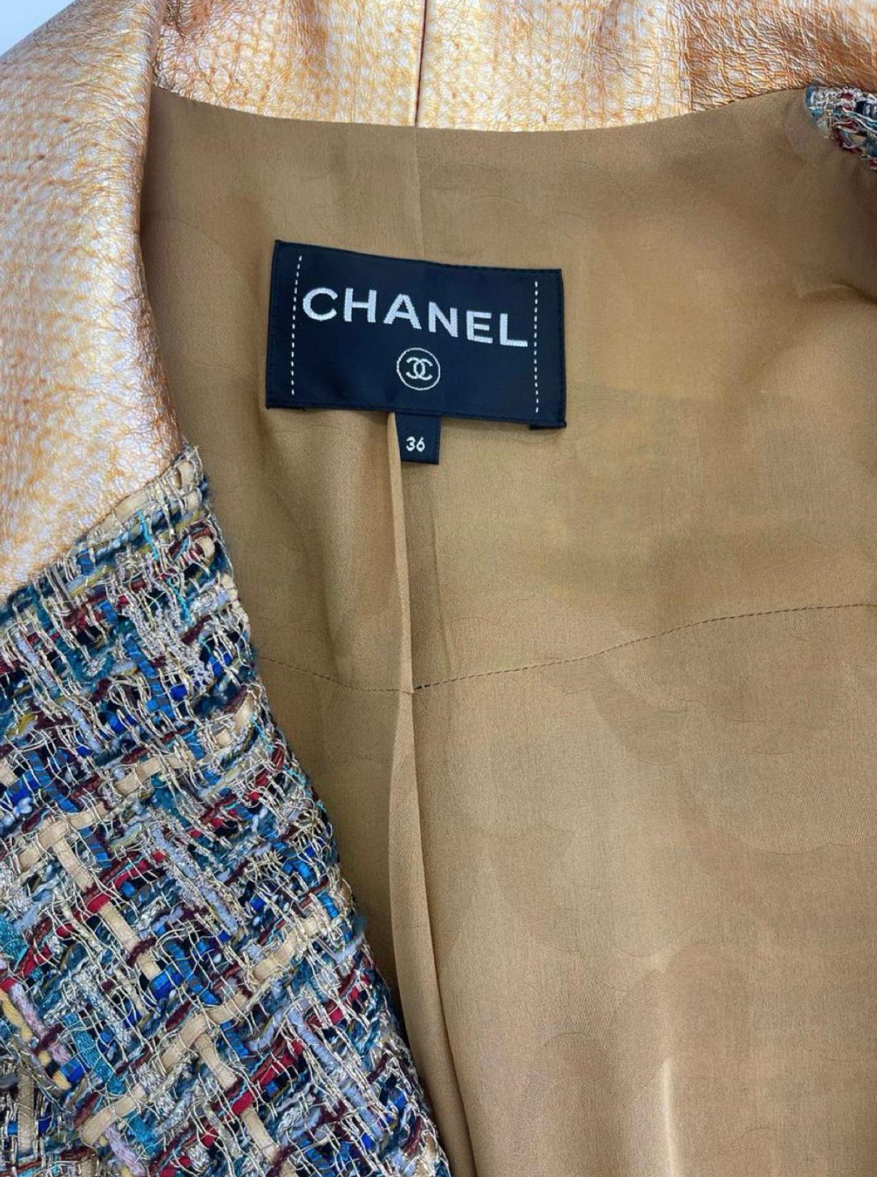 Chanel Kristem Stewart Style Paris / Veste en tweed Egypte  en vente 11