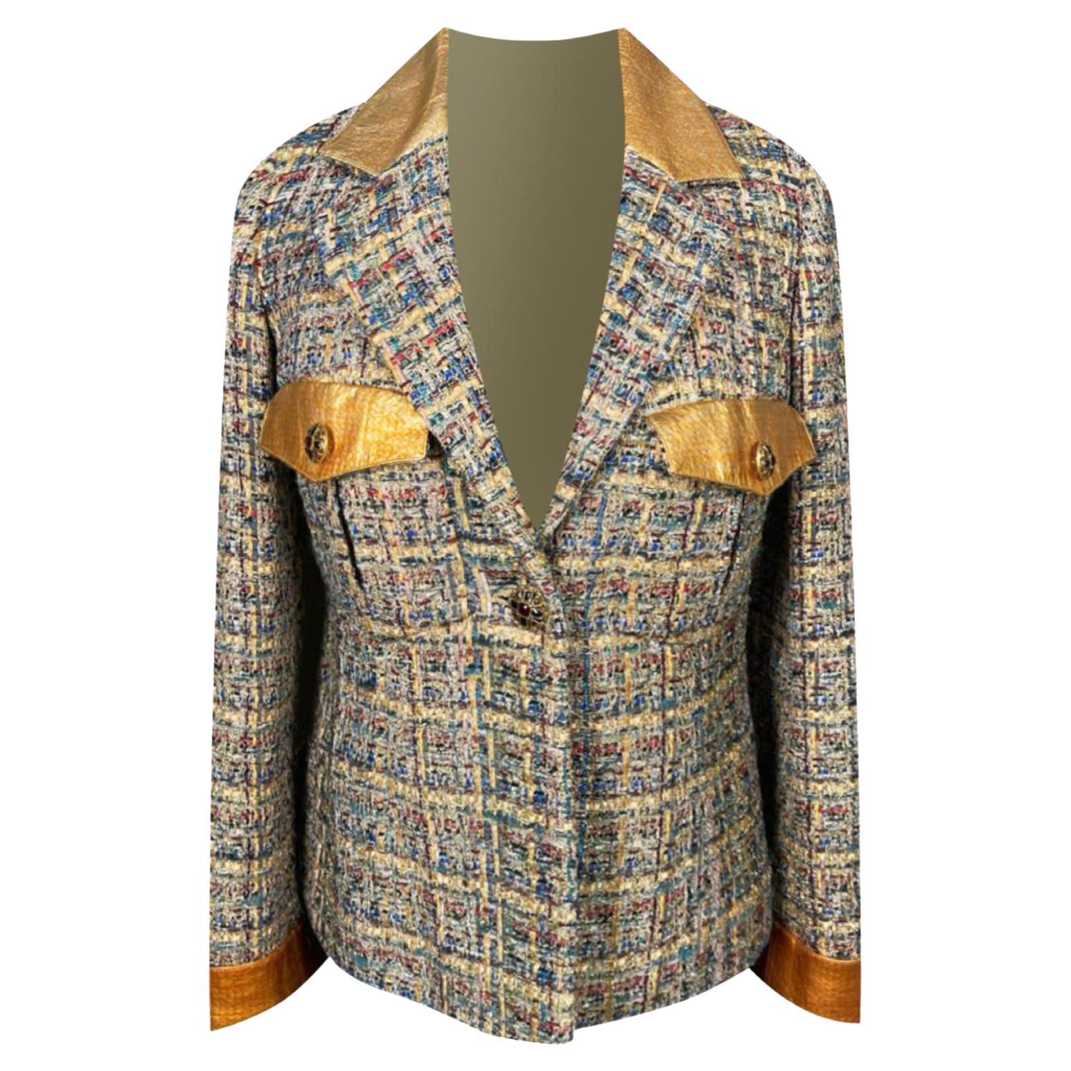 Chanel Kristem Stewart Style Paris / Egypt Tweed Jacket  For Sale