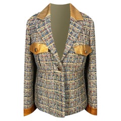 Chanel Kristem Stewart Style Paris / Ägypten Tweed Jacke 