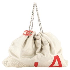 Chanel LA Drawstring Tote Quilted Jersey