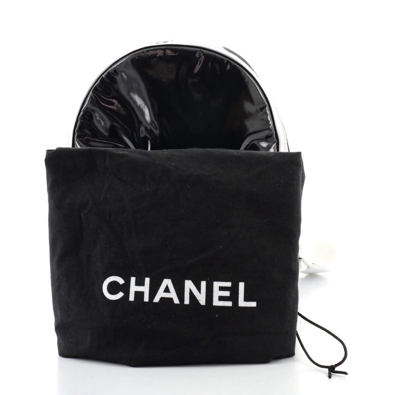 Chanel La Pausa Bay Backpack Printed Vinyl Medium at 1stDibs