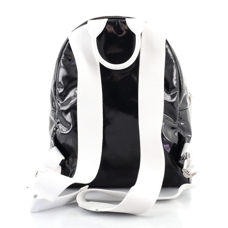 Chanel La Pausa Bay Backpack Printed Vinyl Medium at 1stDibs