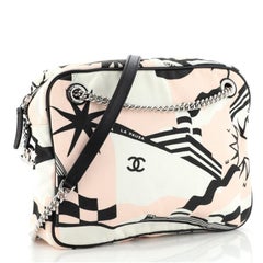 Chanel La Pausa Bay Sacoche pour appareil photo en toile imprimée:: petite