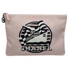Chanel La Pausa Bay Pouch O-Case Rosa Claro
