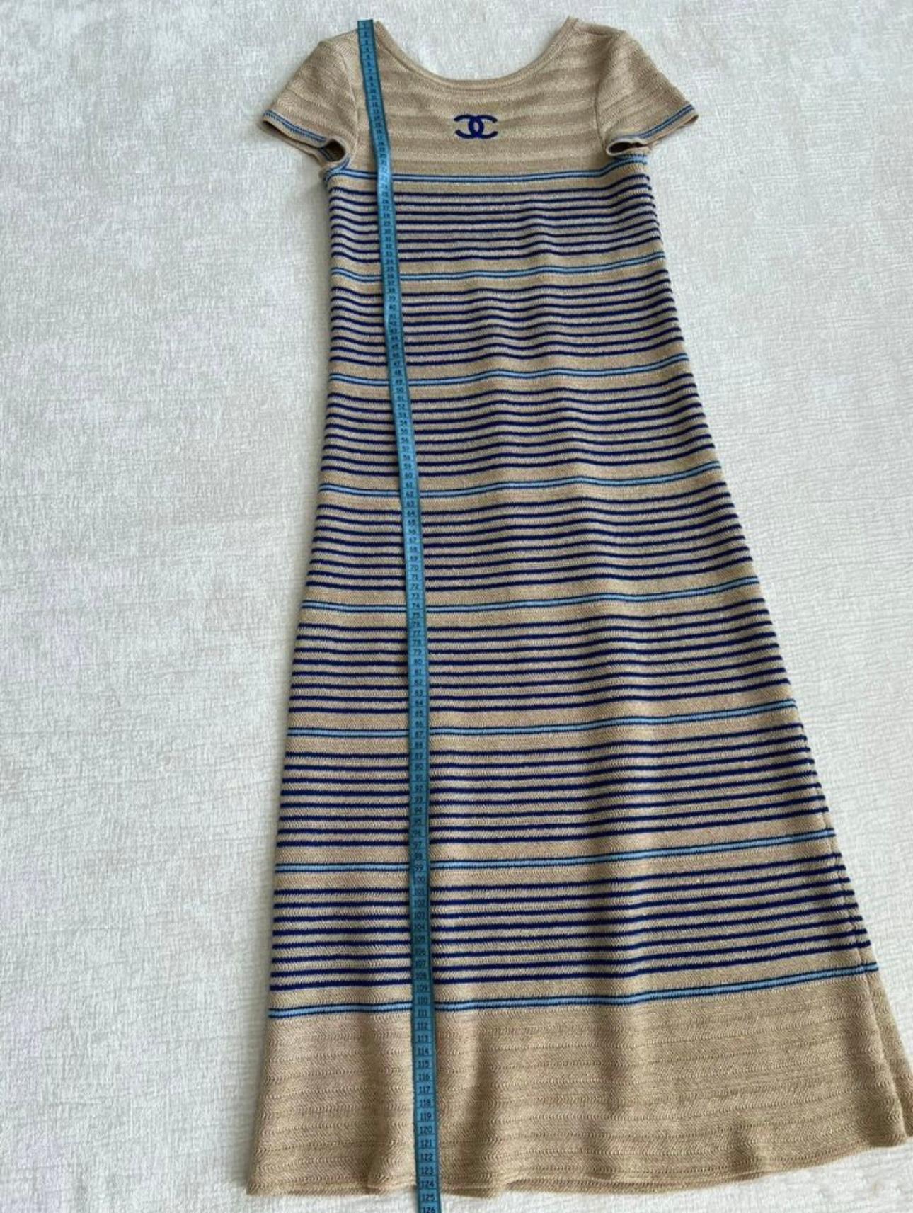 Chanel La Pausa Collection CC Loga Maxi Dress 1