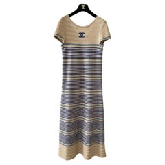Chanel La Pausa Kollektion CC Loga Maxikleid