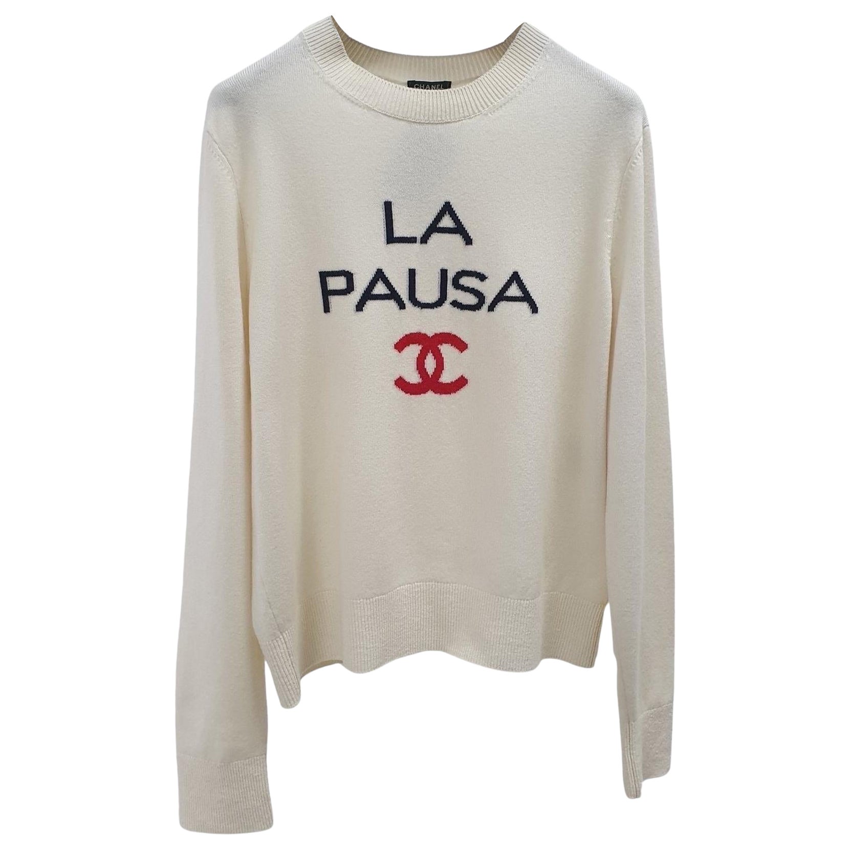 Chanel La Pausa Crew Neck Sweater Jumper