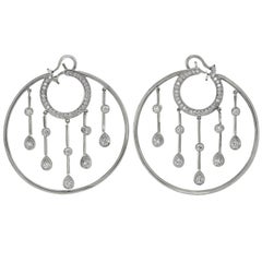 Créoles La Pluie de Chanel en or blanc et diamants