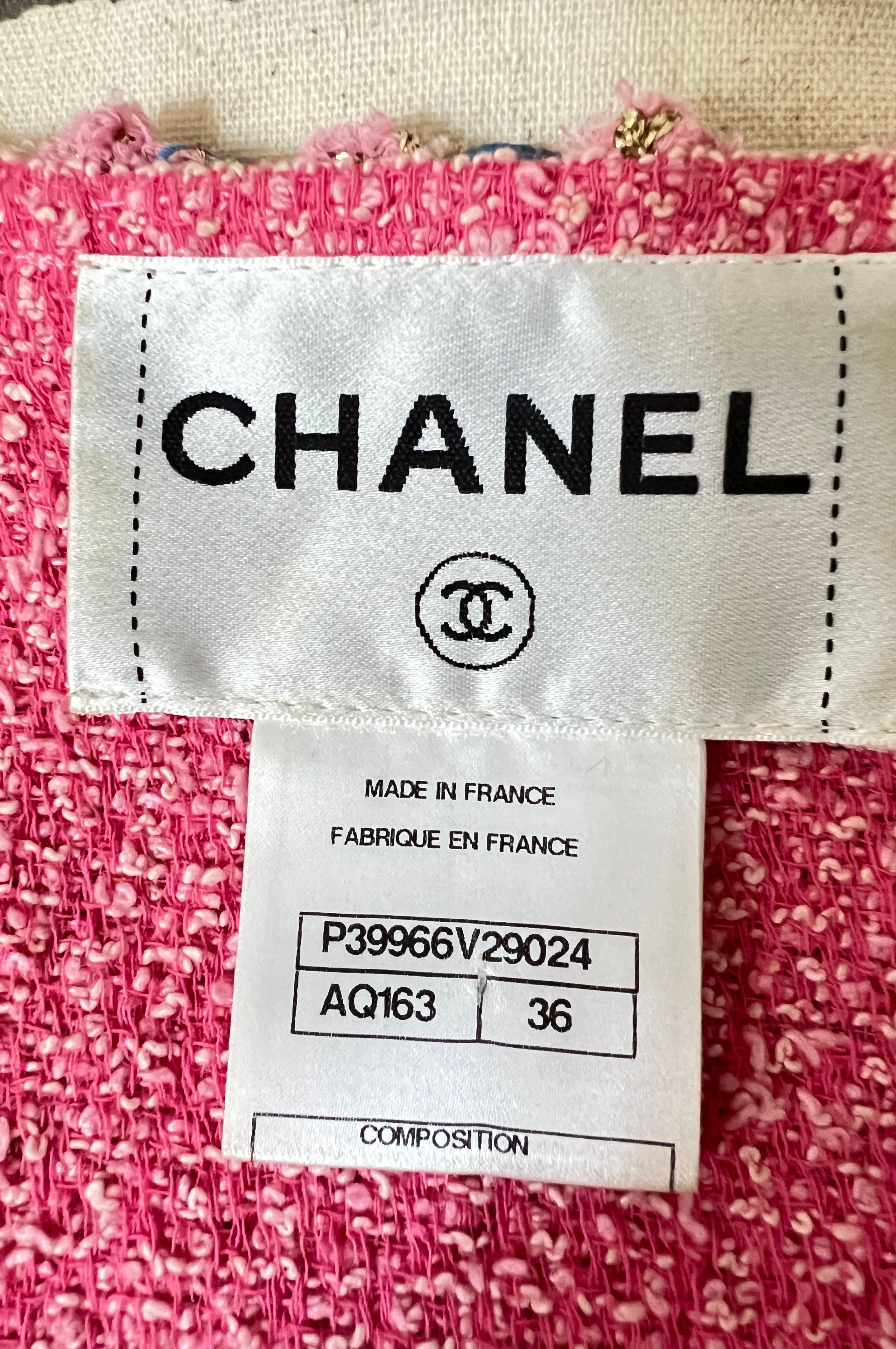 Chanel La RIviera Crop Tweed Jacket 6