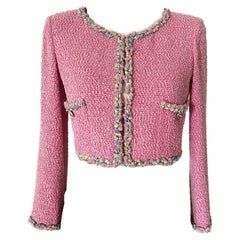 Chanel La RIviera Crop Tweed Jacket