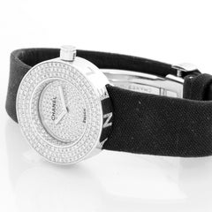 Chanel La Ronde White Gold Pave Diamond Ladies Watch